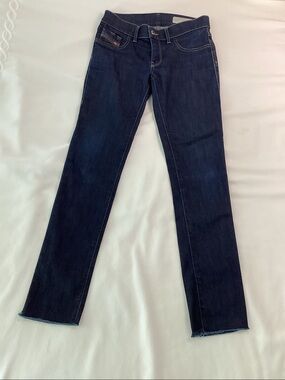 VINTAGE Diesel Women's Dark Indigo Skinny Jeans LOW RISE